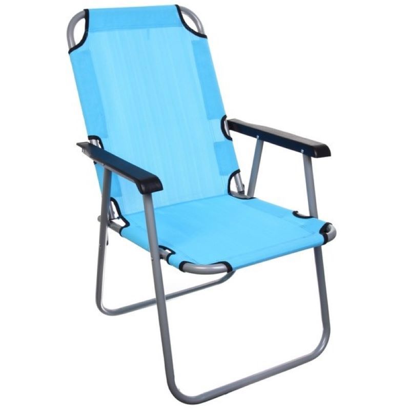 Изображение товара Садовый складной стул Добросад Трон с высокой спинкой