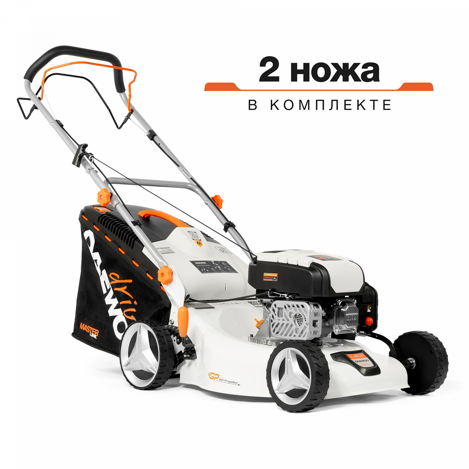 Изображение товара Газонокосилка бензиновая самоходная Daewoo L 48sp 5 л.с. 48 см