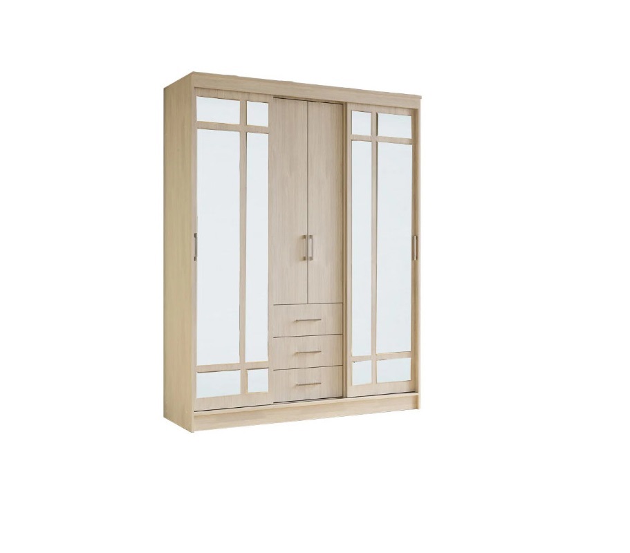 Изображение товара Шкаф-купе Маэстро 220x170x59 см с 10 полками цвет ясень