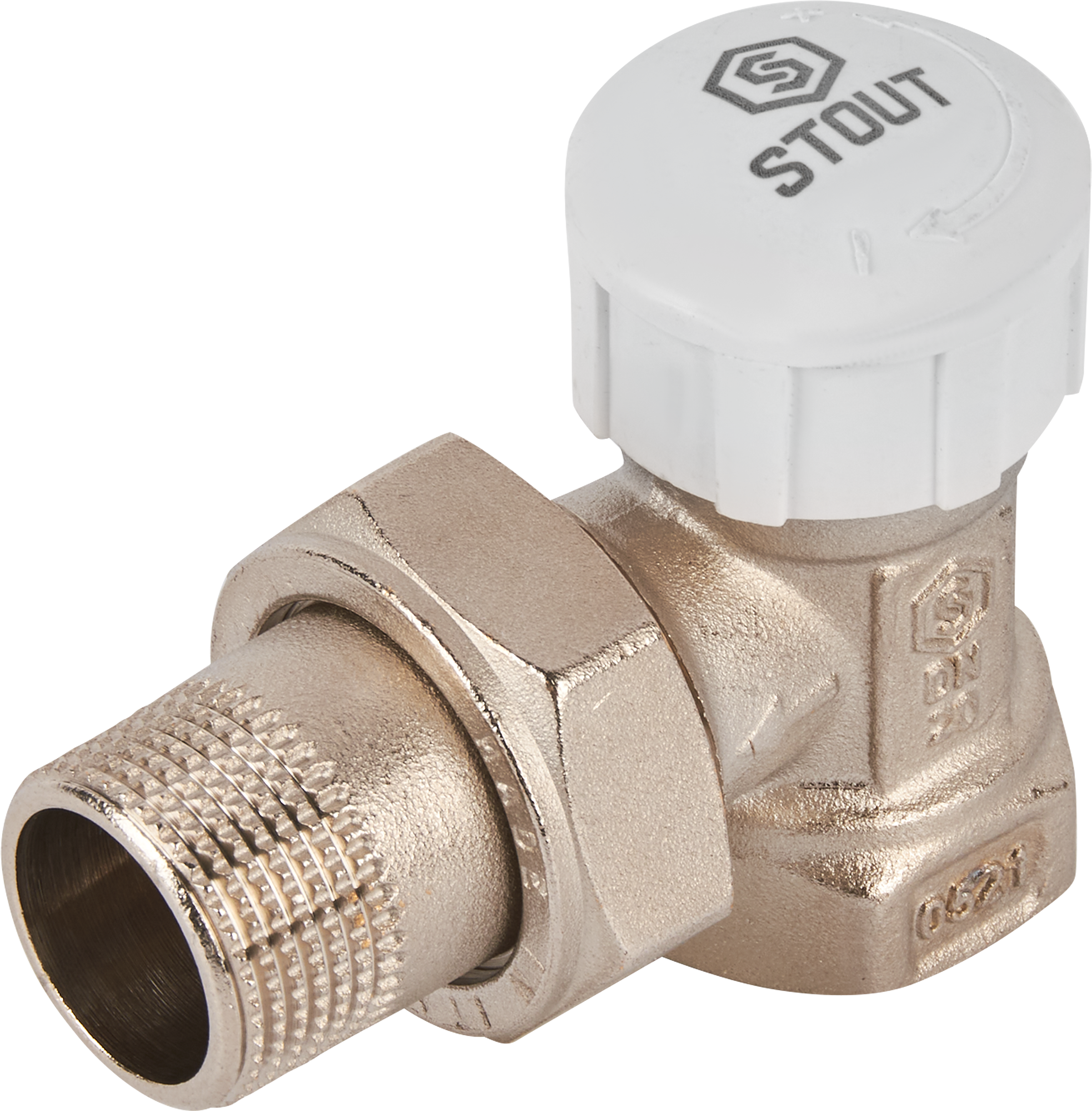 Изображение товара Термостатический клапан Stout SVT-0004-000020 для радиатора 3/4 дюйма