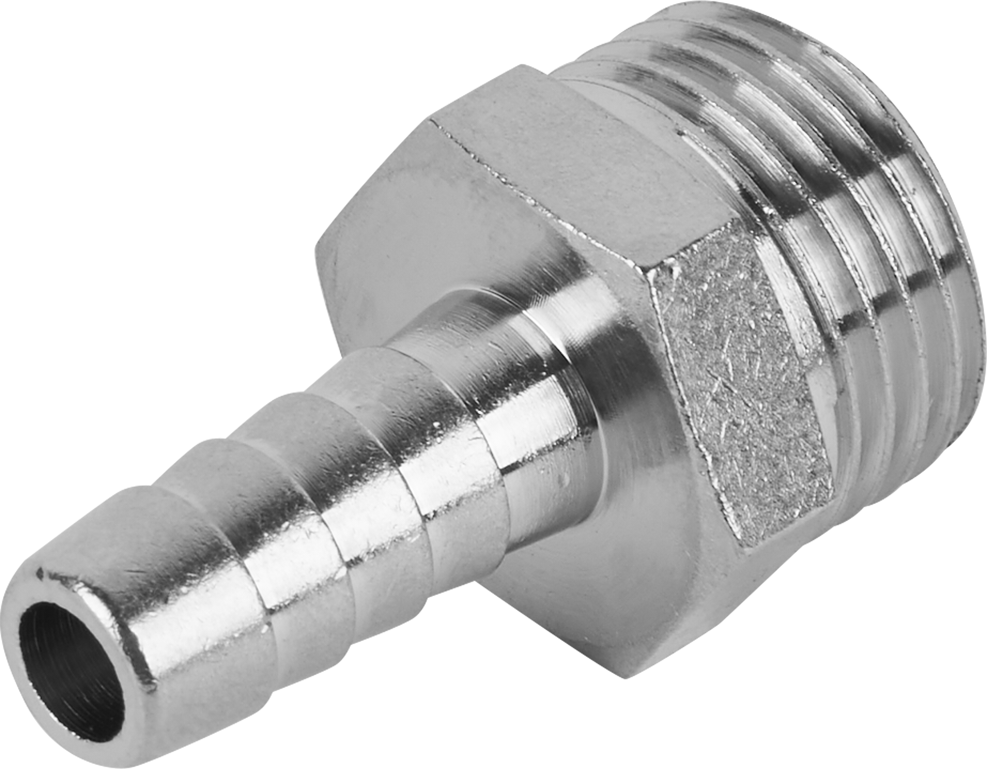 Изображение товара Штуцер Stout 1/2x10 мм никелированный латунь для водоснабжения и отопления