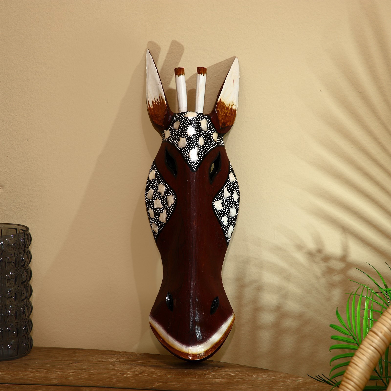 Изображение товара Панно маска интерьерная "Зебра" с точками, 50 см