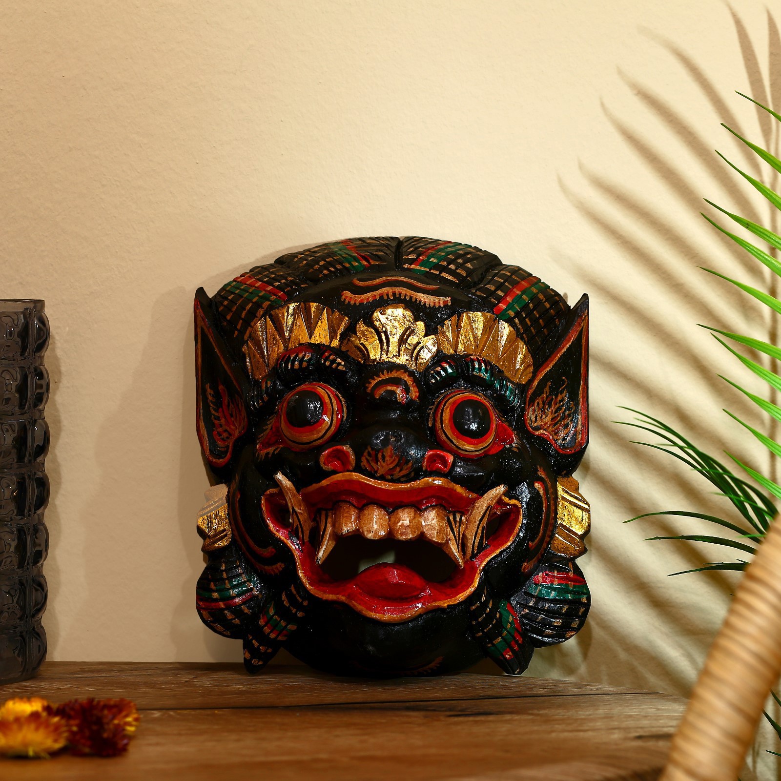 Изображение товара Панно SIMALAND Баронг Чёрное 22 см