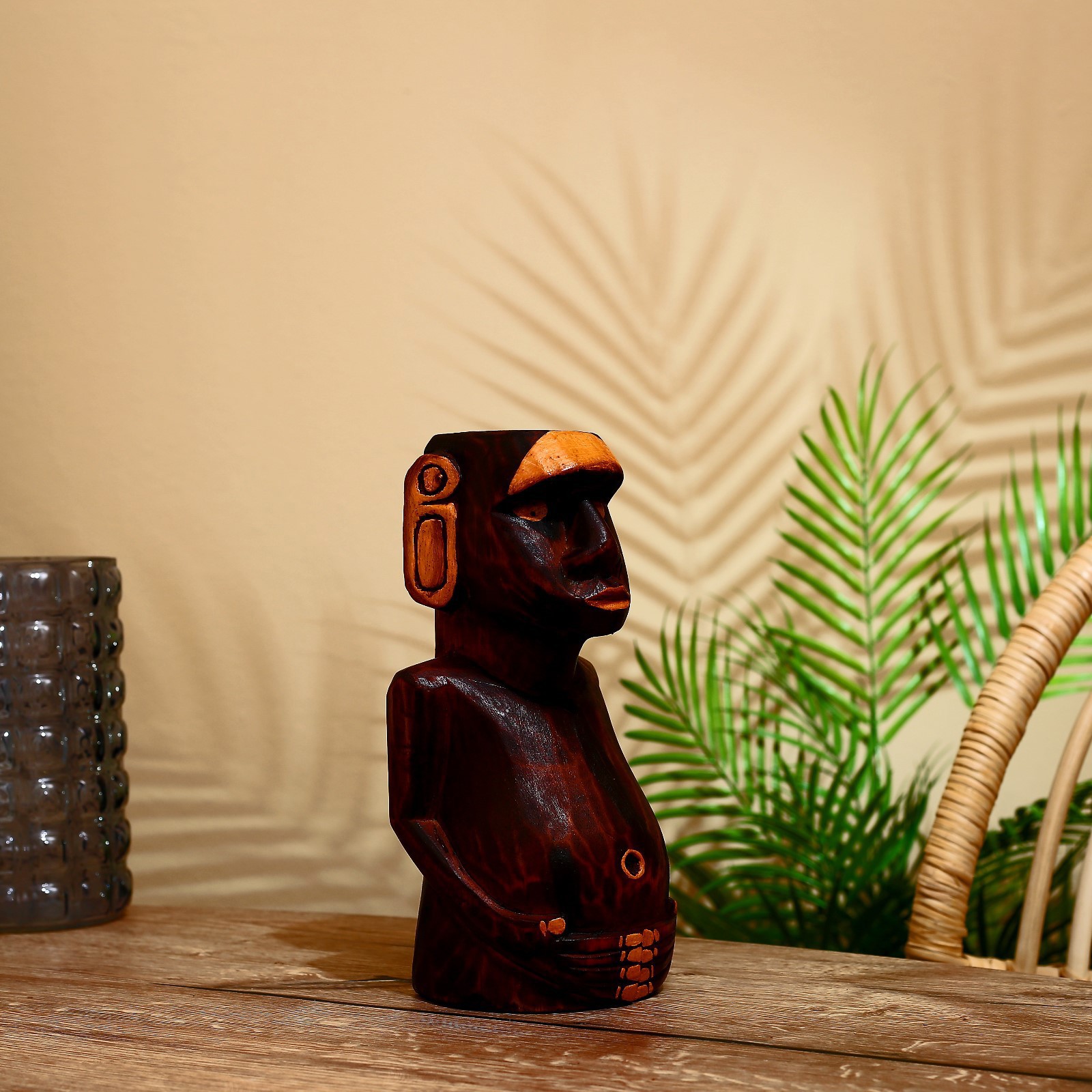 Изображение товара Интерьерный сувенир "Абориген" абстракция 12x10x30 см