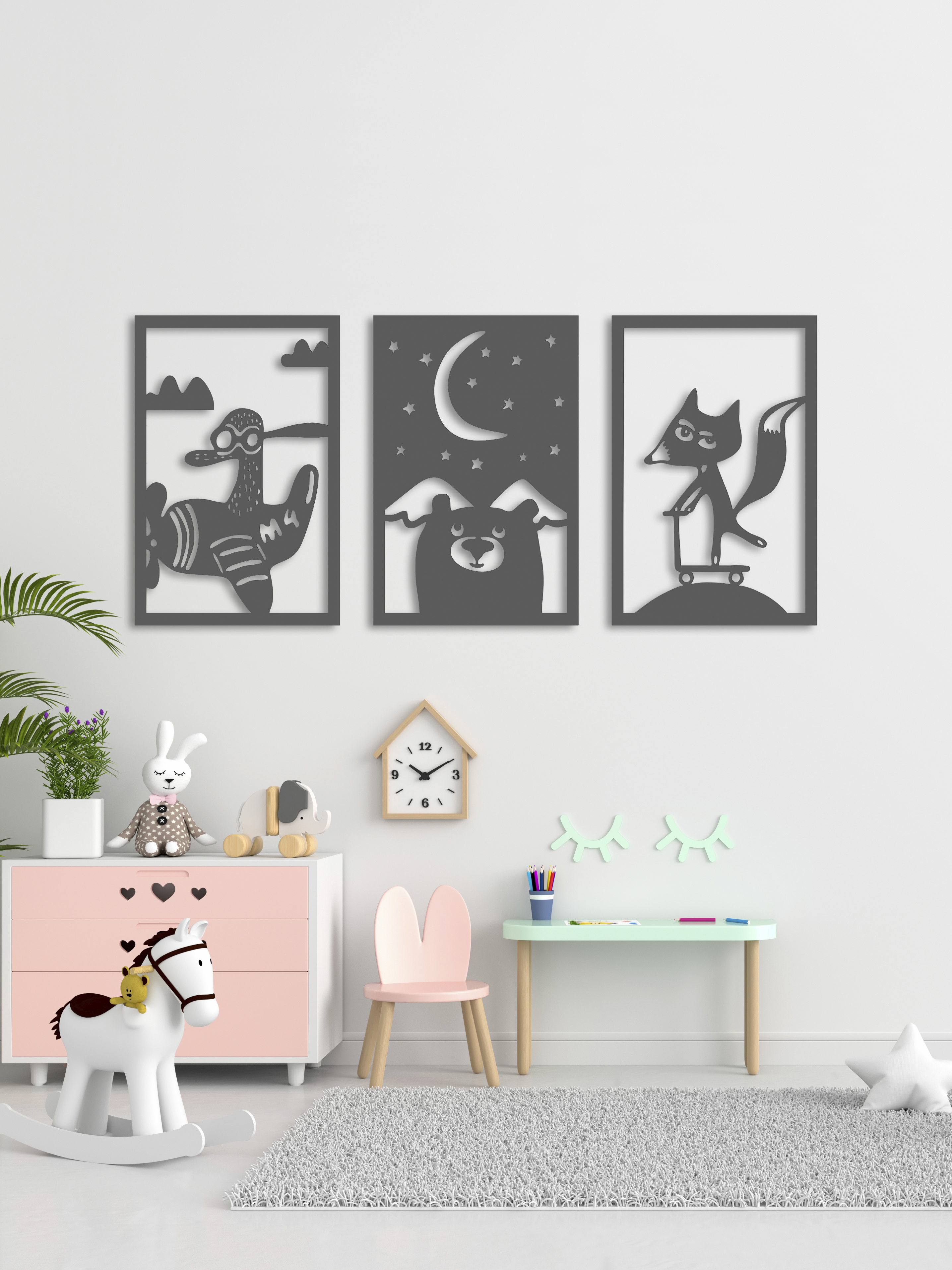 Изображение товара ArtCore Мульт — декоративное панно из березовой фанеры 82 см