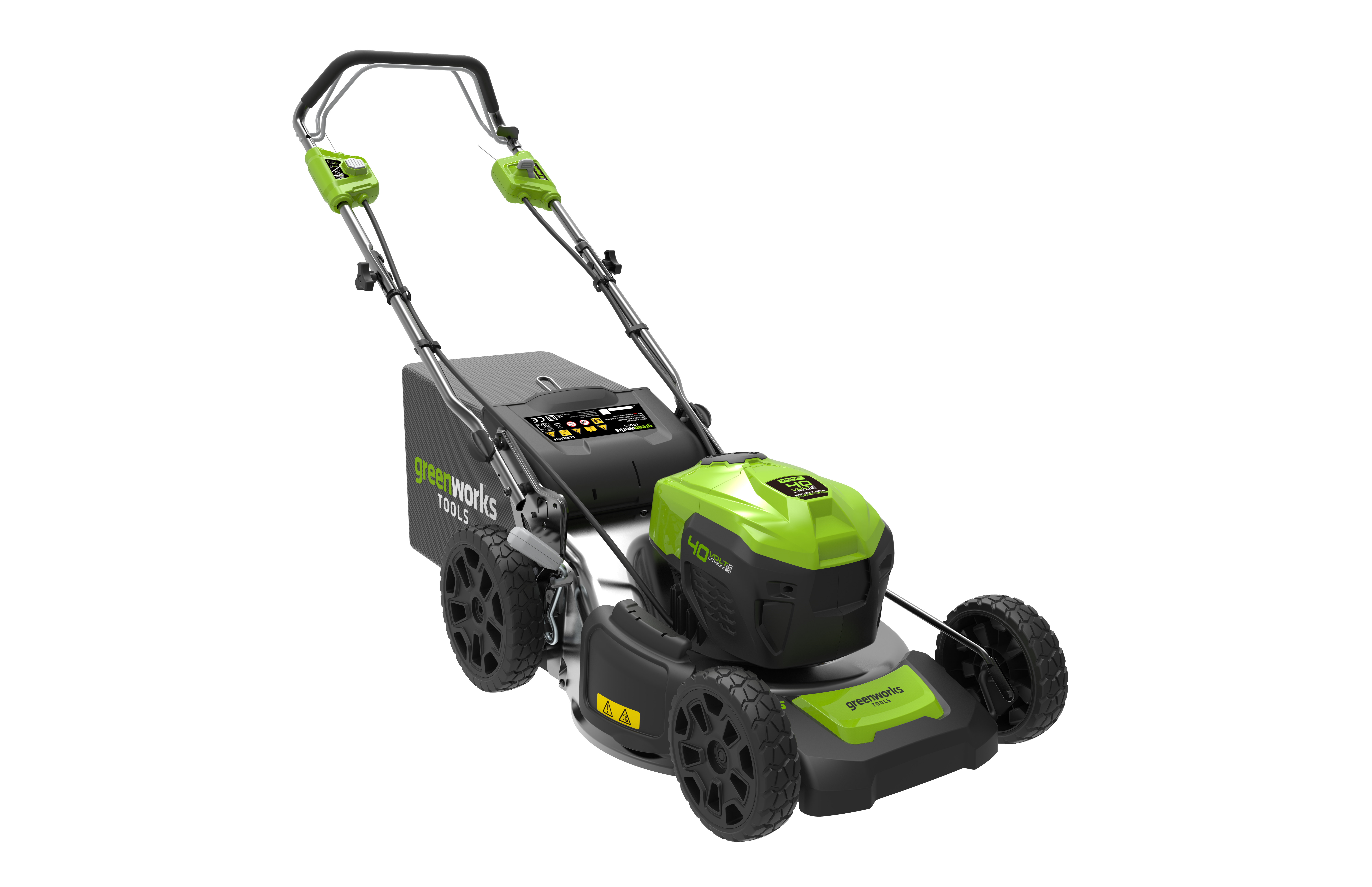 Изображение товара Аккумуляторная газонокосилка GREENWORKS GD40LM46SP 46см 40V