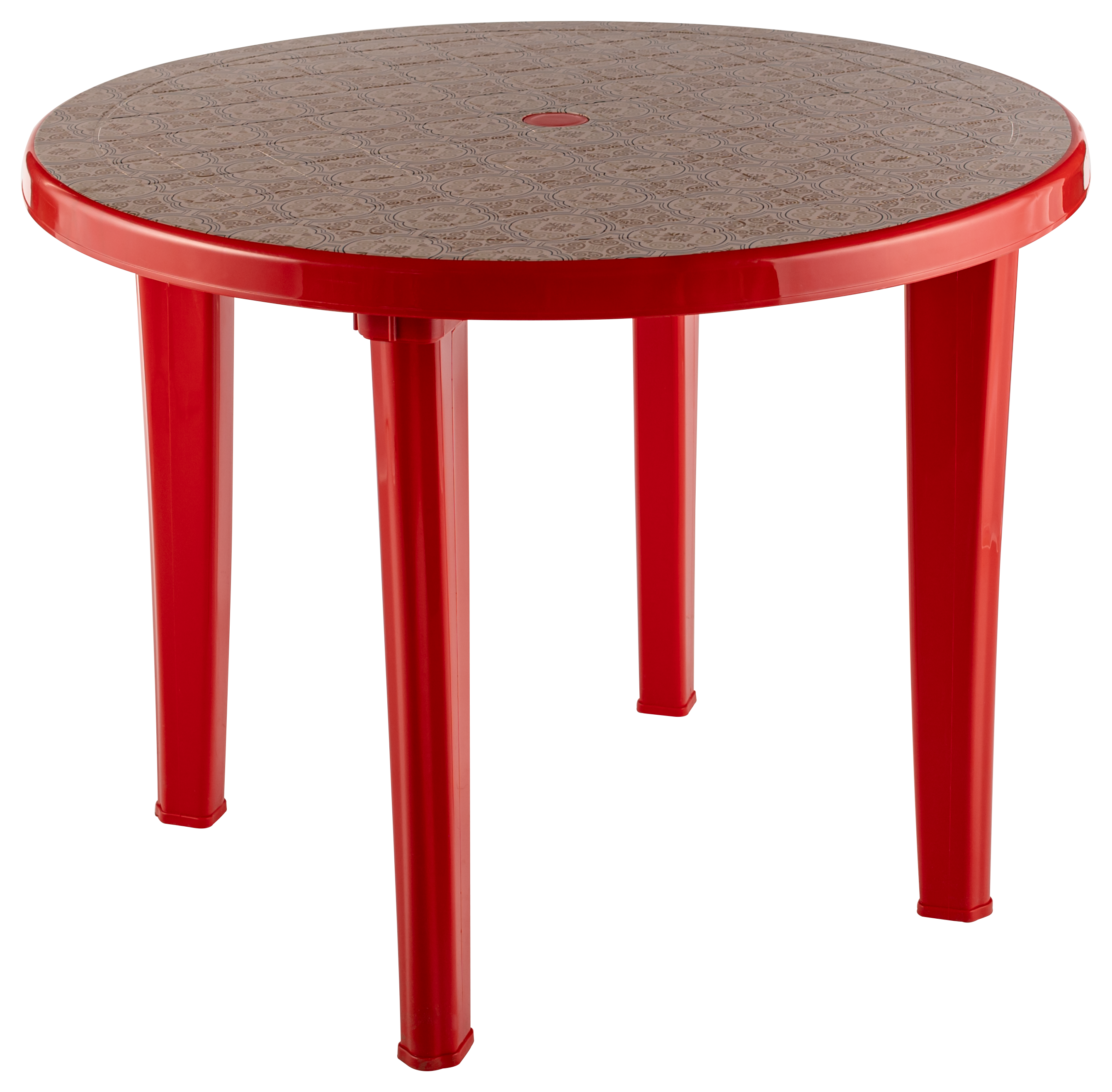 Изображение товара Садовый складной стол Элластик-пласт ЭП 012546 90 см круглый