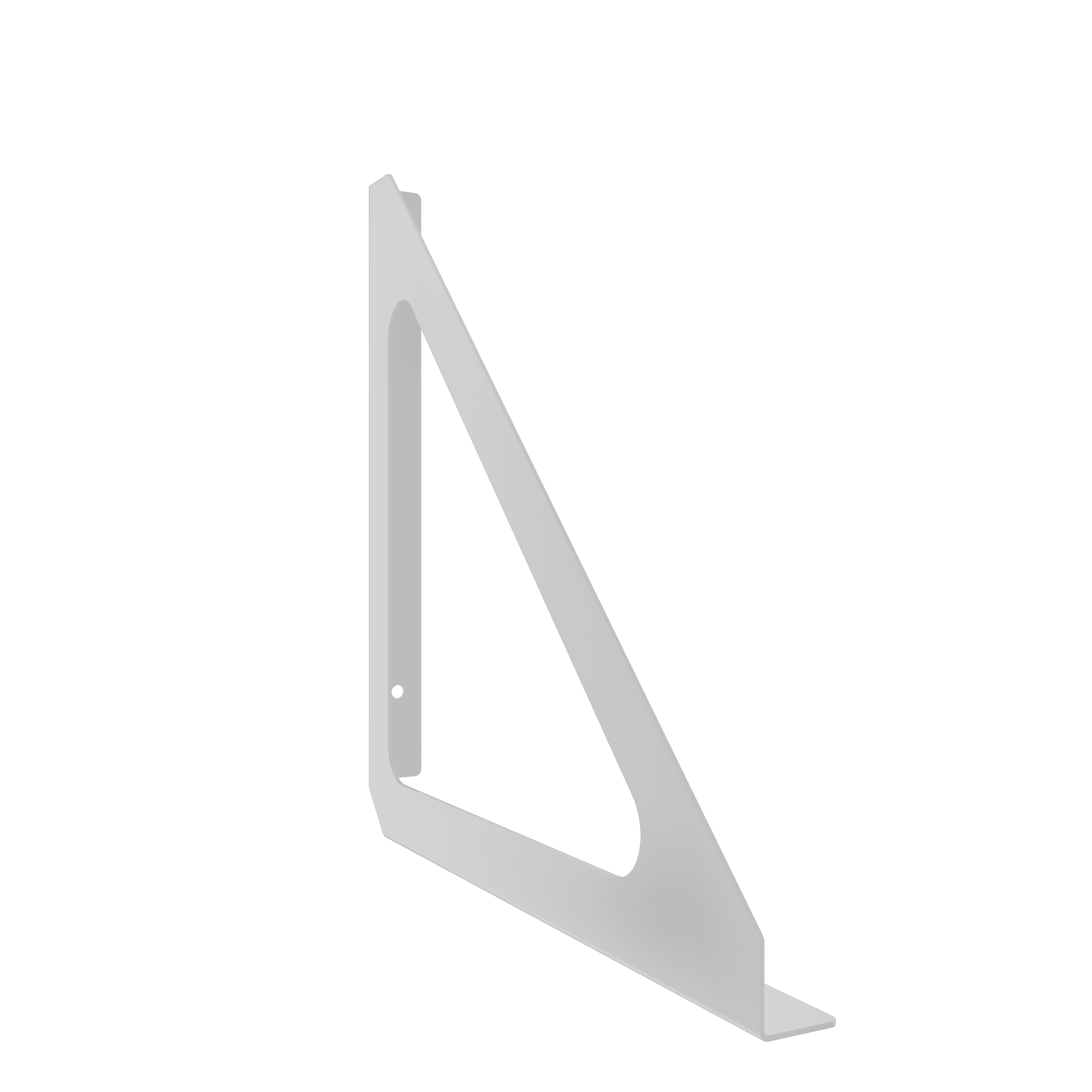 Изображение товара Кронштейн для полки Бруклин 1.5x18.5 см нагрузка 15 кг белый 2 шт