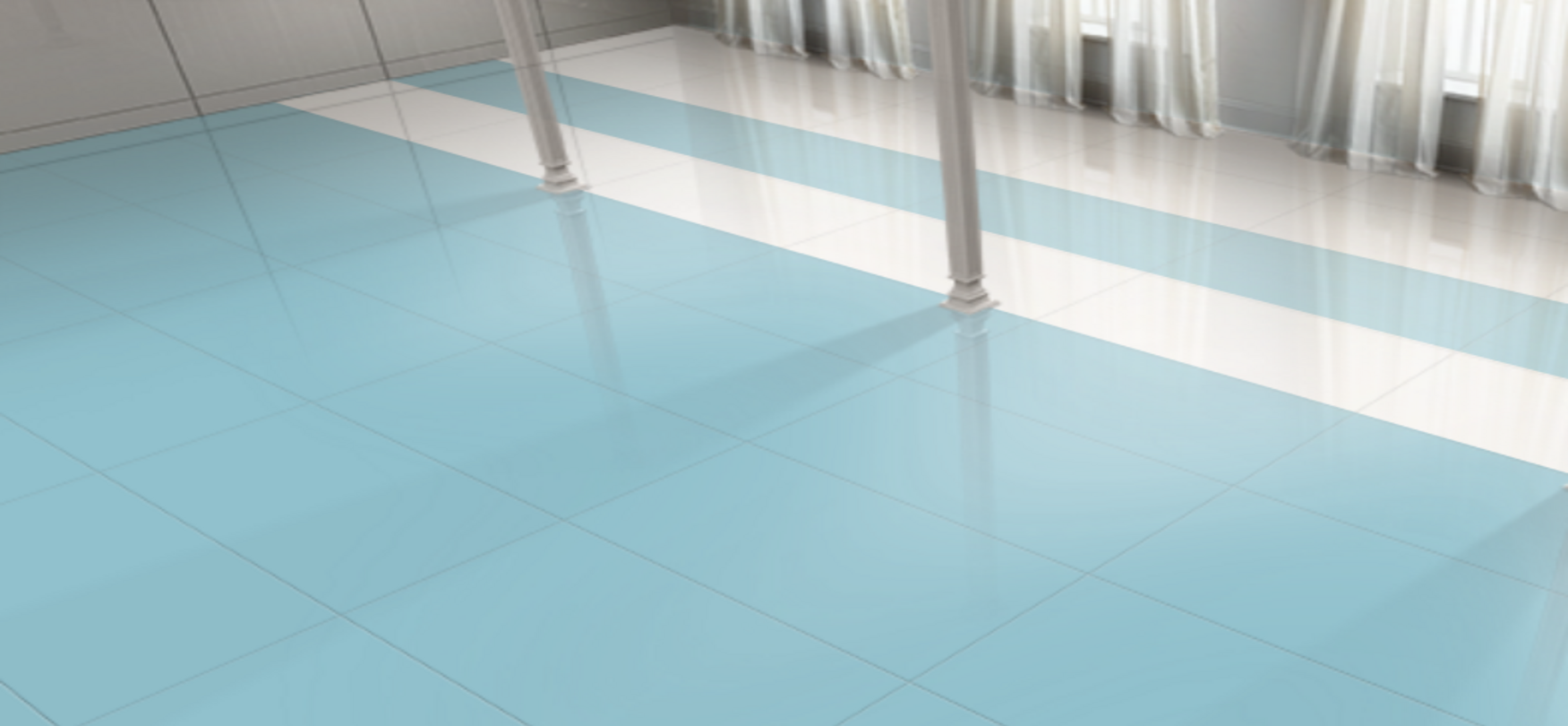 Изображение товара Керамогранит Uralgres Уральский гранит 600x1200 полированный серо-голубой моноколор