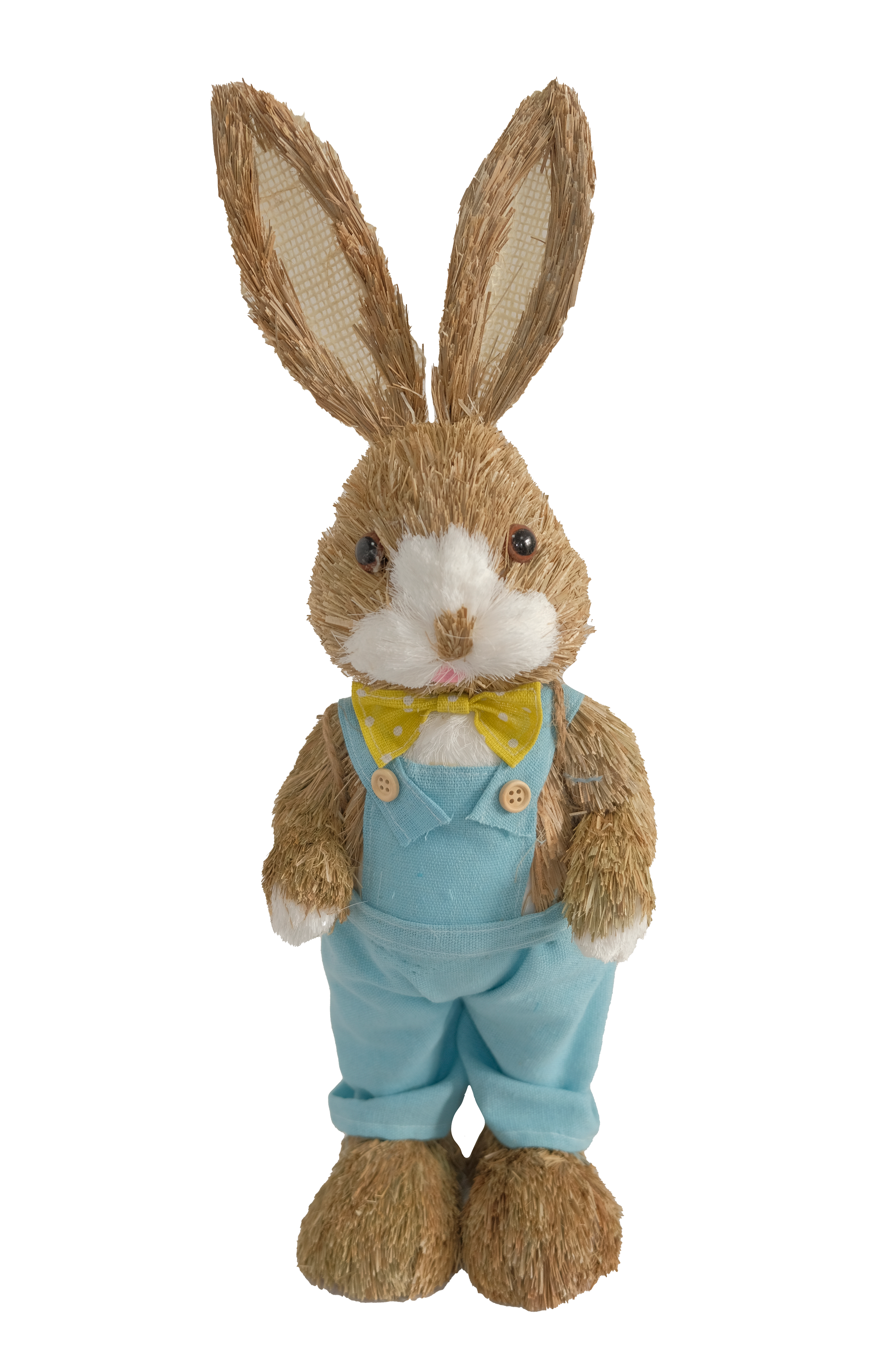 Изображение товара Пасхальное украшение Зайчик с корзинкой мальчик 9553852