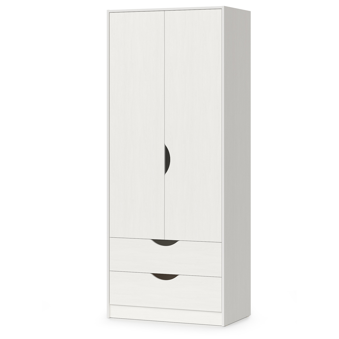 Изображение товара Шкаф распашной Моби 83x205x50 см ЛДСП цвет белый