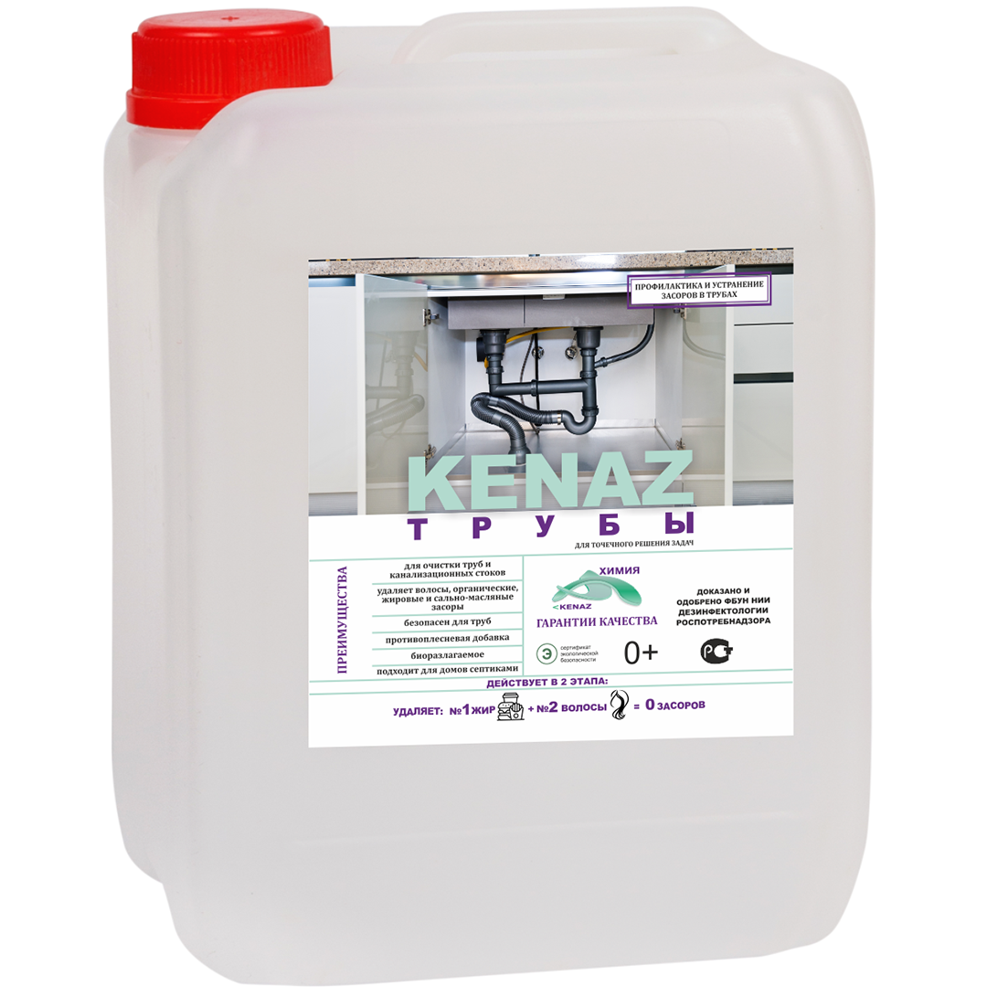 Изображение товара Средство для удаления засоров Kenaz 814176 5 л