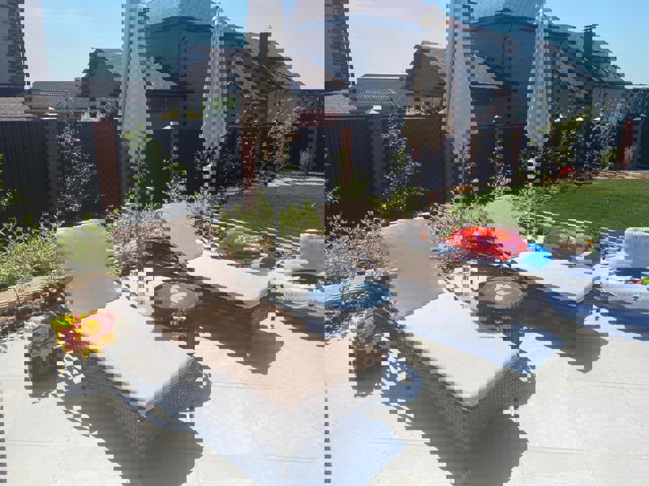 Изображение товара Шезлонг Мебельторг Мальта-2 с регулируемой спинкой и водостойким матрасом