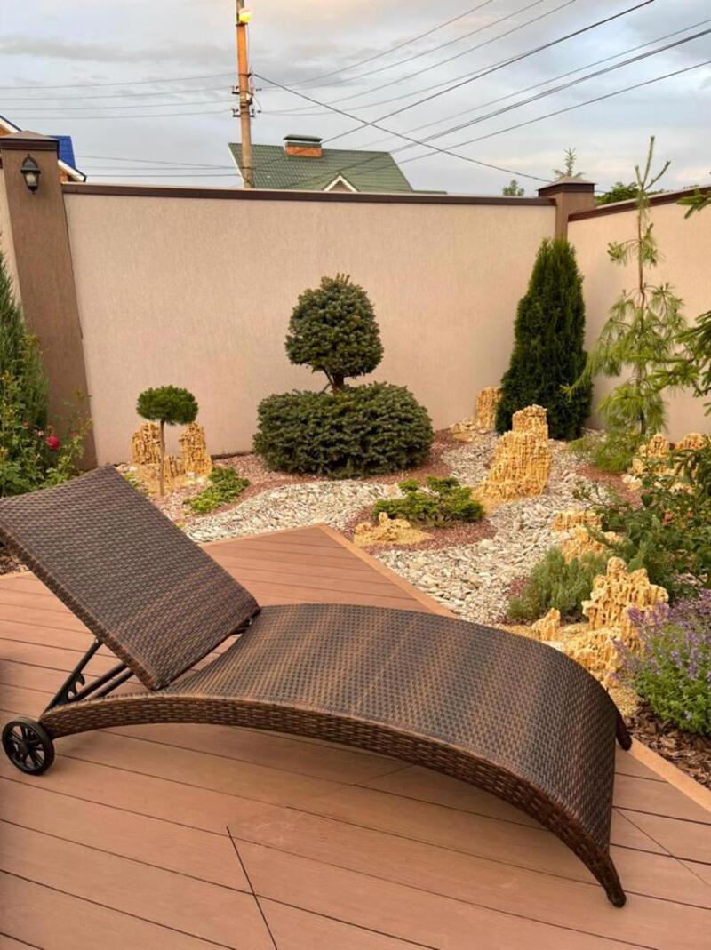 Изображение товара Шезлонг BESTA FIESTA Монако 191х71.5 см алюминий и искусственный ротанг коричневый