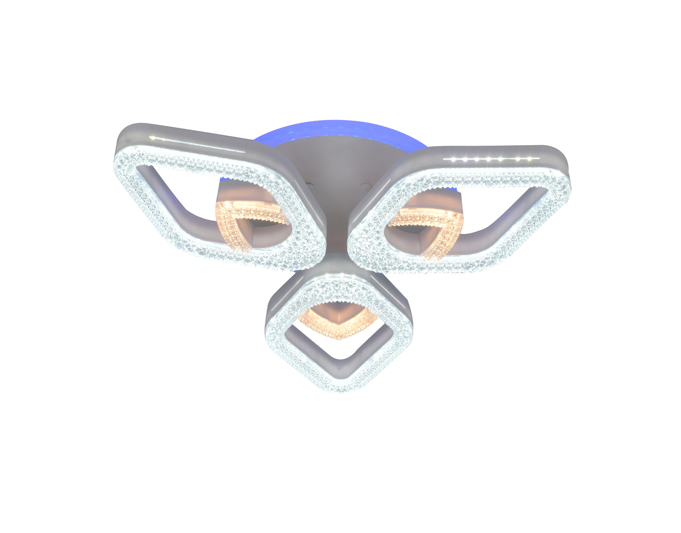 Изображение товара Люстра потолочная светодиодная SELENA M68598 15 м² теплый белый белый дизайн современная