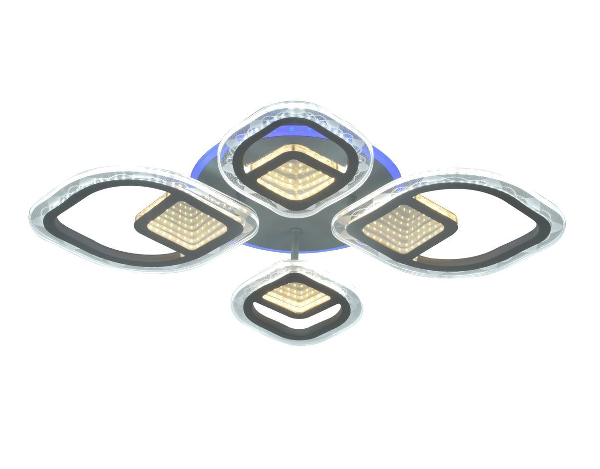 Изображение товара Люстра потолочная светодиодная SELENA 000028975 30 м² серый стиль модерн для натяжных потолков