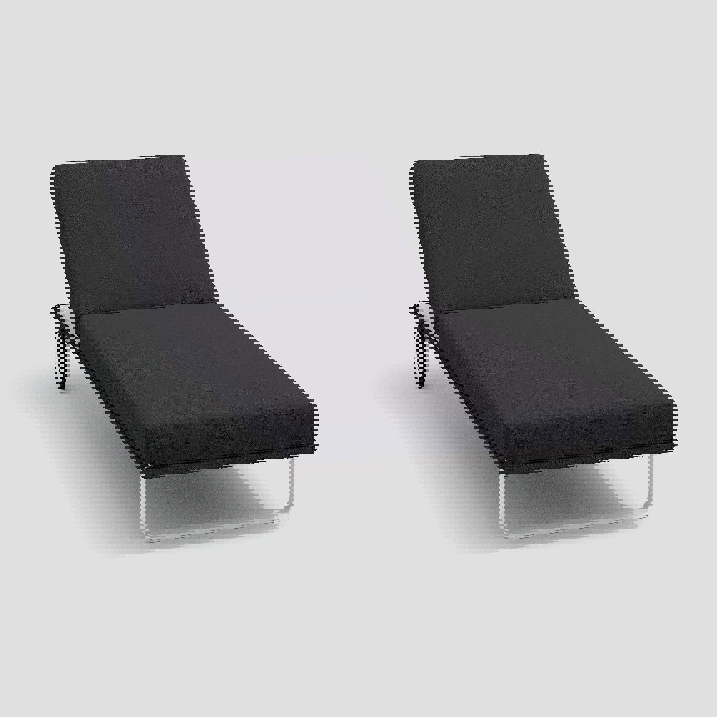 Изображение товара Шезлонг IDEAL PATIO COSTA белый с регулируемой спинкой и подушкой