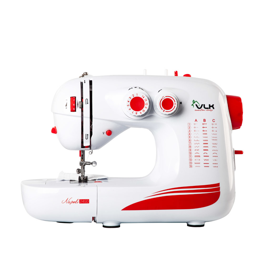 Изображение товара Механическая швейная машина VLK Napoli 2450 белая 300 ст/мин