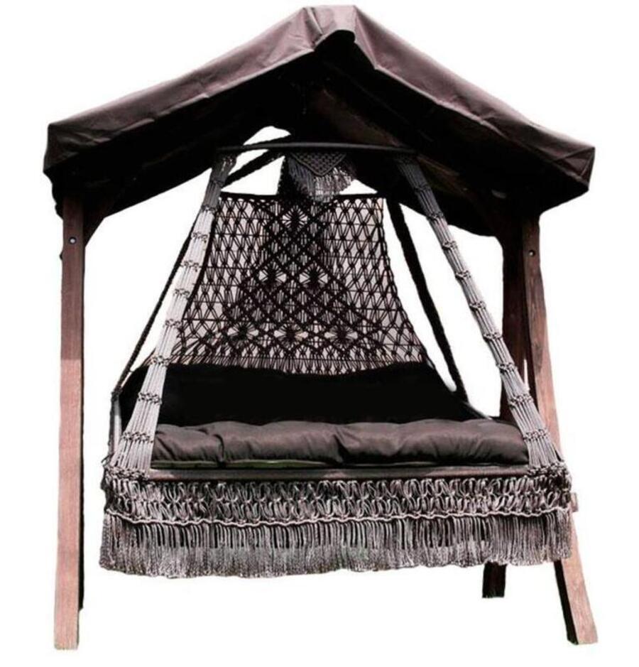 Изображение товара Кресло подвесное Besta fiesta СЕАРА 136 см х 90 см х 80 см сталь коричневый 1 шт