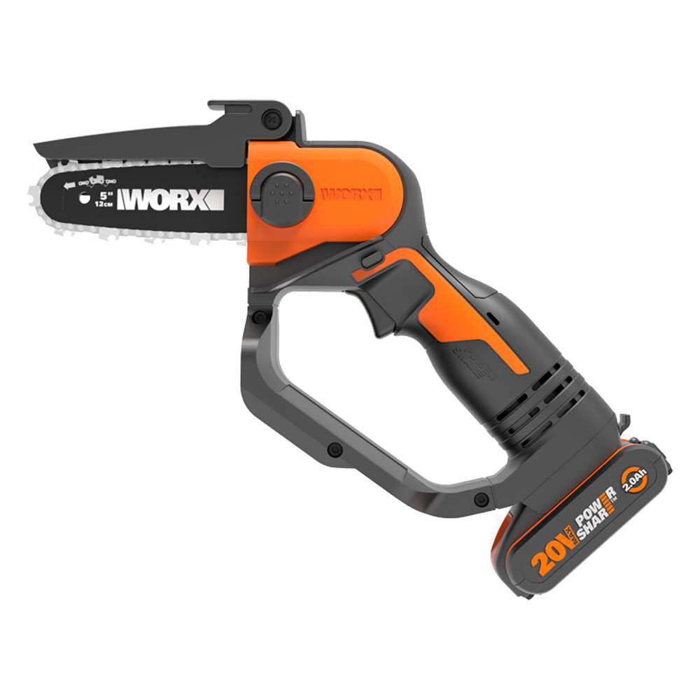 Изображение товара Аккумуляторная цепная пила WORX WG324E 20 В 12 см бесщёточный мотор