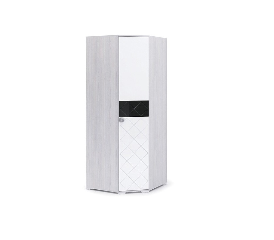 Изображение товара Шкаф распашной Стендмебель Сальма белый глянец 81x206 см