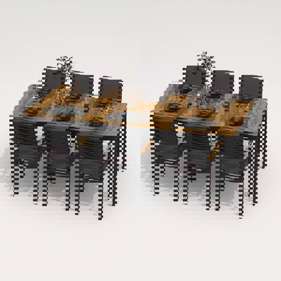 Изображение товара Садовая мебель для отдыха Ideal patio Outdoor style Tella BONTA 220 dark