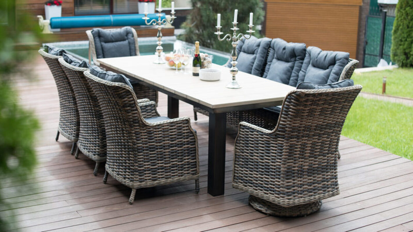 Изображение товара Садовая мебель для отдыха Besta Fiesta bf-malta комплект 8 кресел и стол