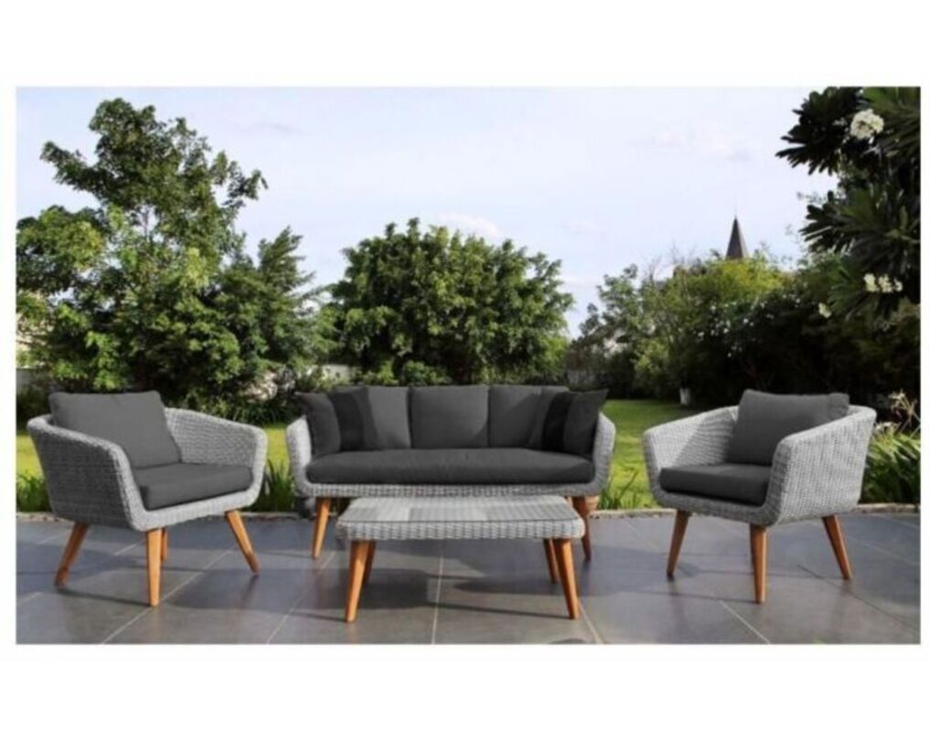 Изображение товара Набор садовой мебели Афина Мебель AFM-605G из искусственного ротанга комплект для улицы и сада