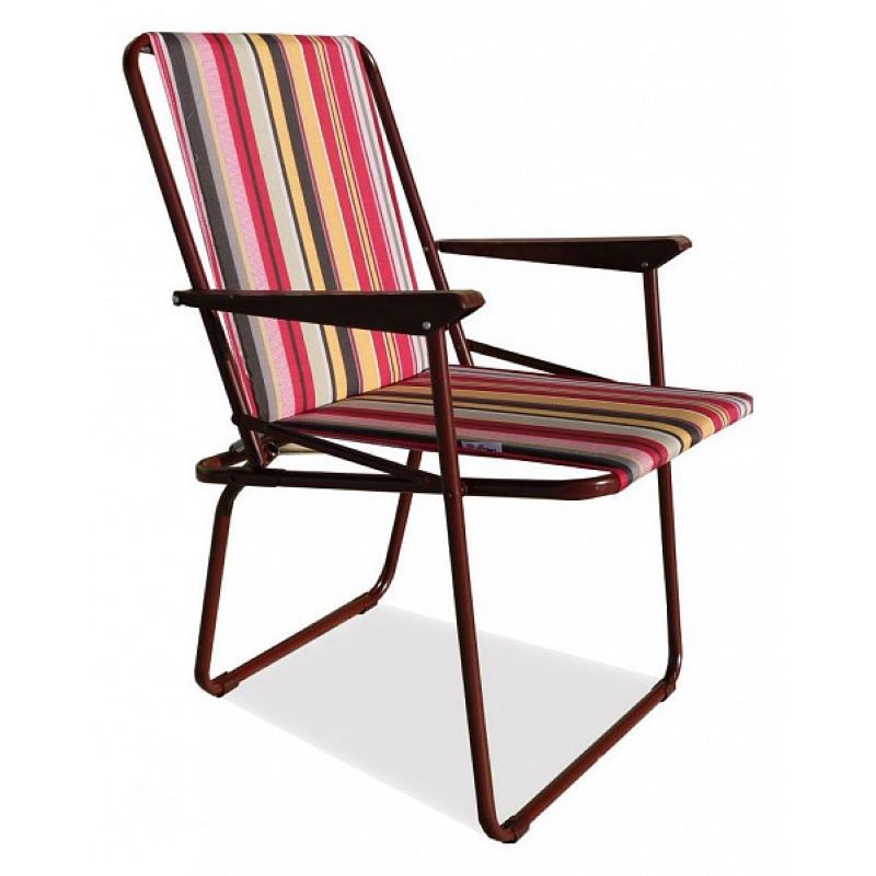 Изображение товара Складной садовый стул с564/67 57x64x78 см сталь рыжий