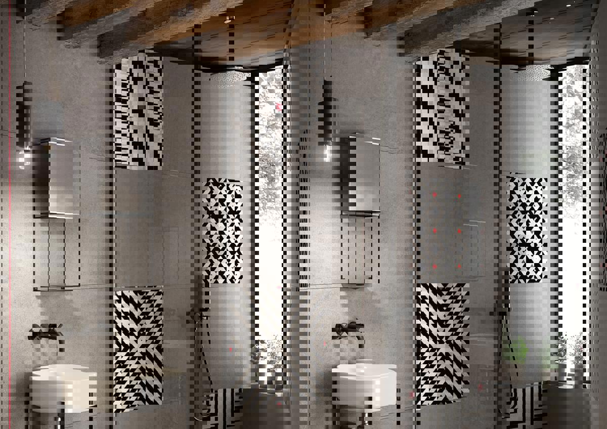 Изображение товара Керамогранит Moon 60x120см Цвет темно-серый под цемент Матовый Цена за упаковку