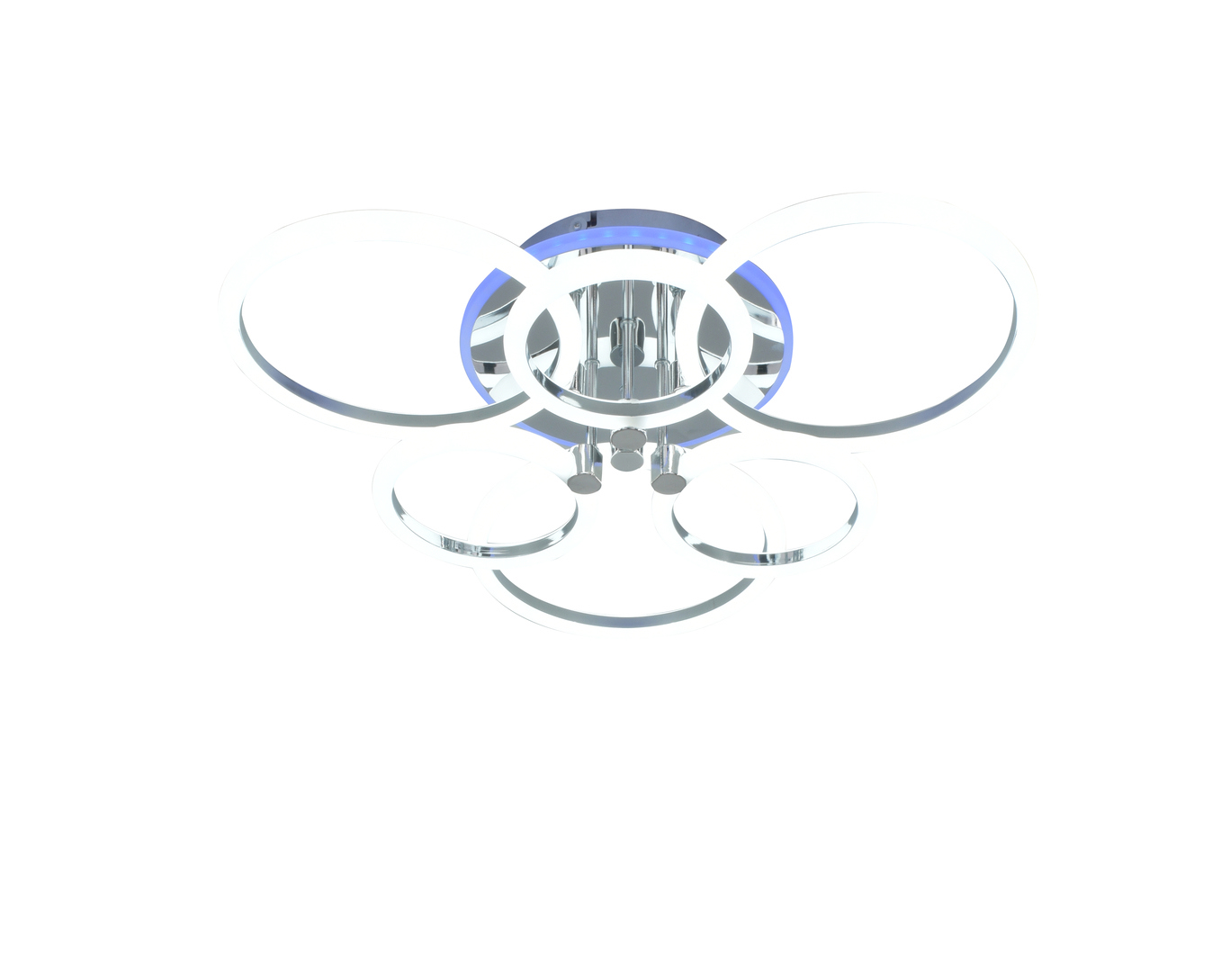 Изображение товара Светильник потолочный светодиодный SELENA M68576 SS1L 25 м² теплый белый свет цвет хром