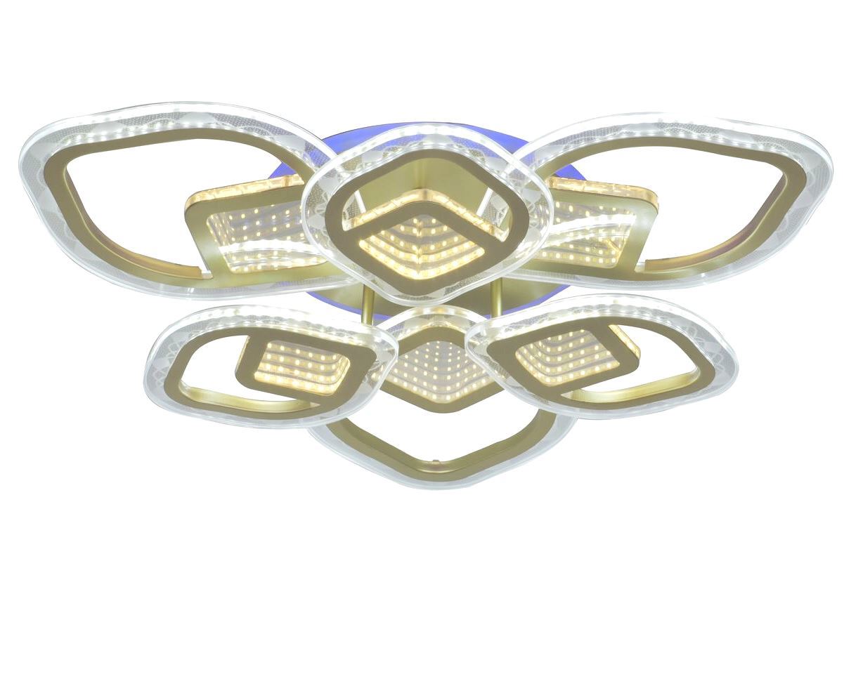 Изображение товара Светильник потолочный светодиодный SELENA M68581 SS1L 40 м² теплый белый серебристый