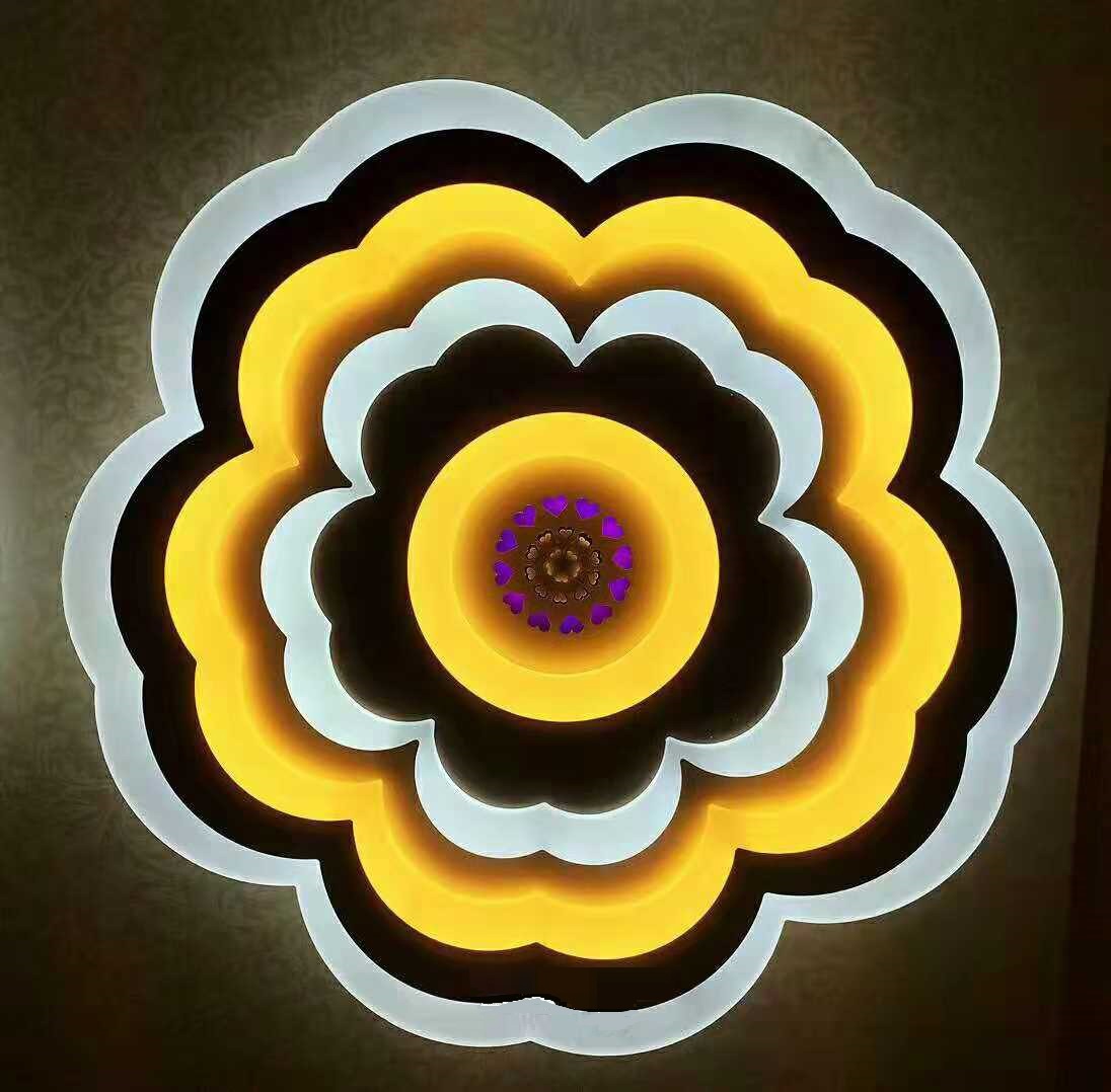 Изображение товара Потолочный светодиодный светильник SELENA D867 SS1L 20 м² теплый белый черный