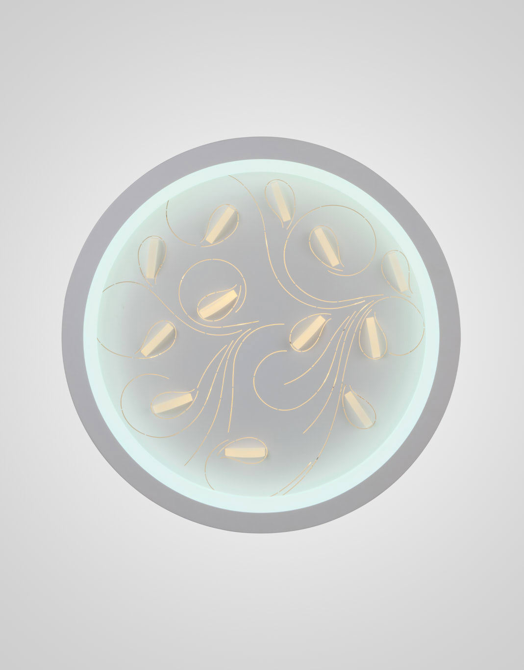 Изображение товара Светильник потолочный светодиодный SELENA 6615 SS1L 18 м² теплый белый свет цвет белый