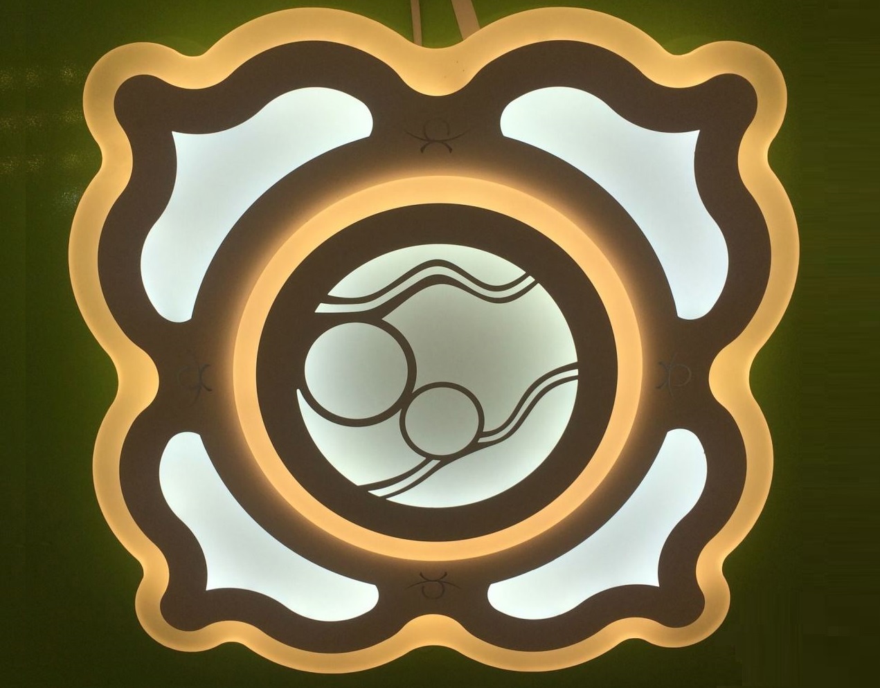 Изображение товара Светильник потолочный светодиодный SELENA 8616 SS1L 15 м² теплый белый свет