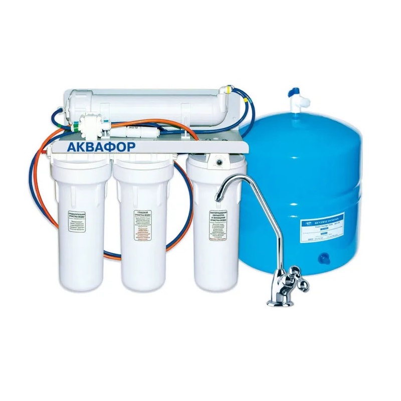 Изображение товара Система обратного осмоса Аквафор Осмо 5 ступеней бак 10 л