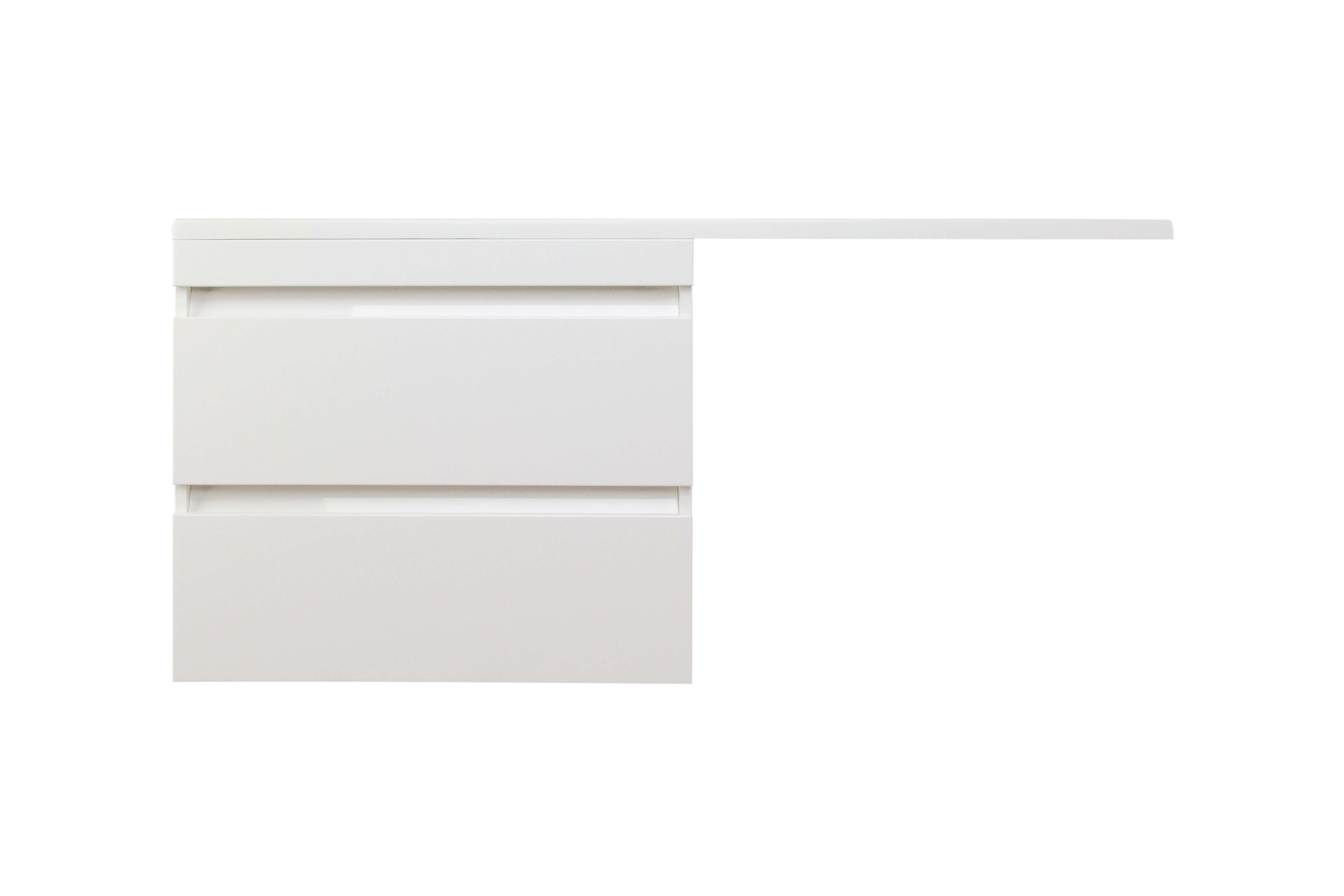 Изображение товара Подвесная тумба под раковину Style Line Даллас 88 см с МДФ и раковиной из литьевого мрамора