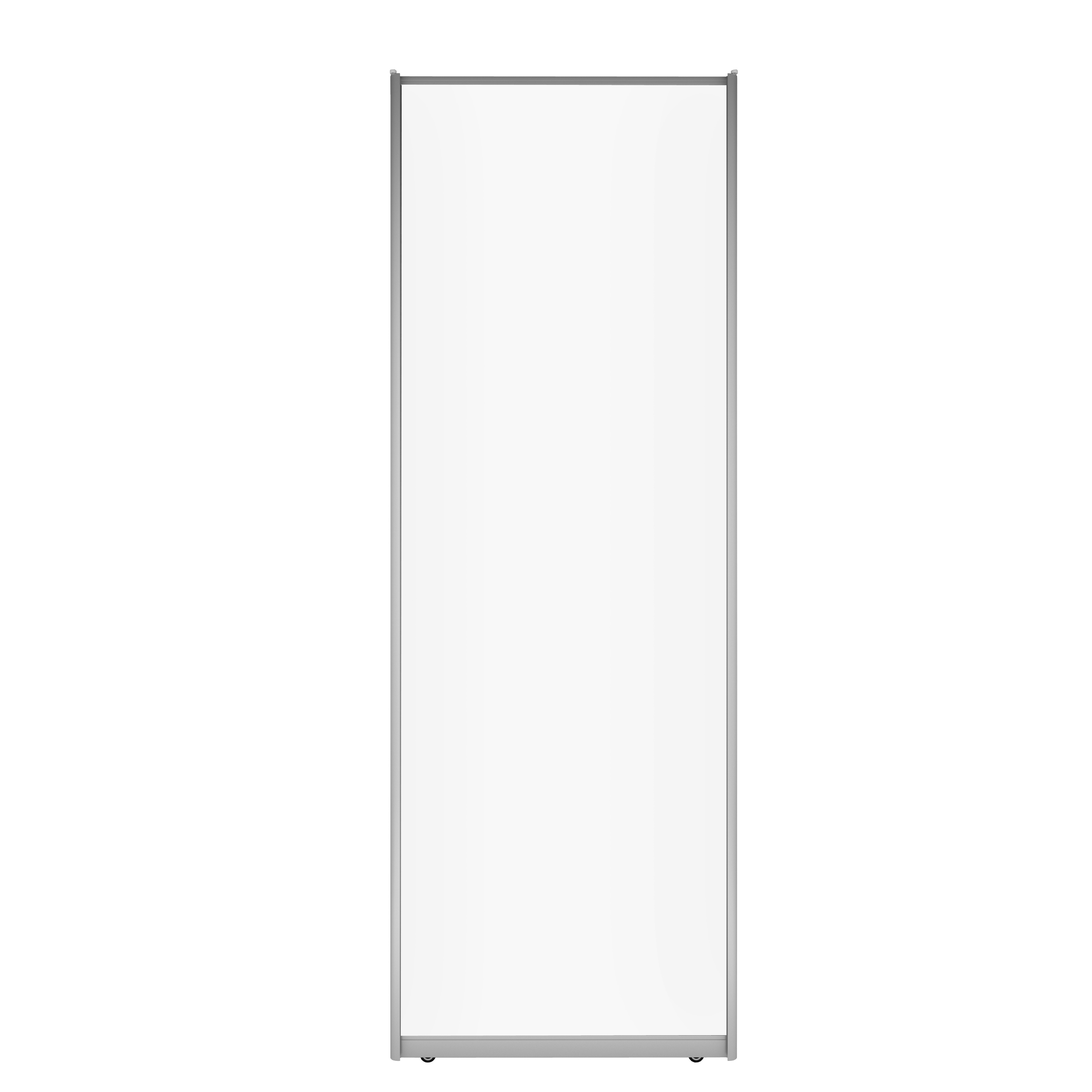 Изображение товара Дверь-купе SPACEO 2455x904 мм белый серебристый профиль раздвижная для шкафа