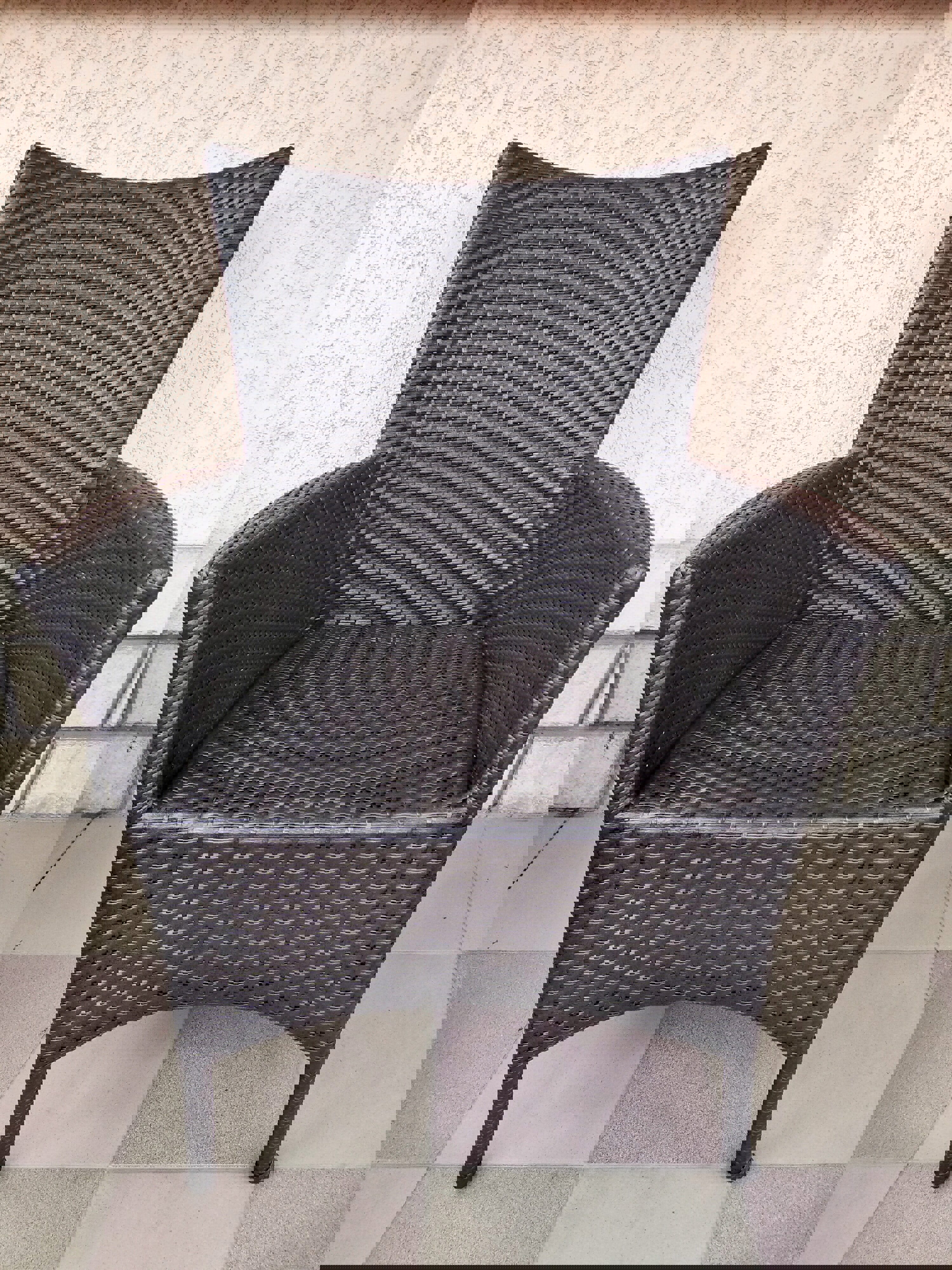 Изображение товара Кресло садовое Calamusdon Кипр из искусственного ротанга, коричневое, 67x65x90 см