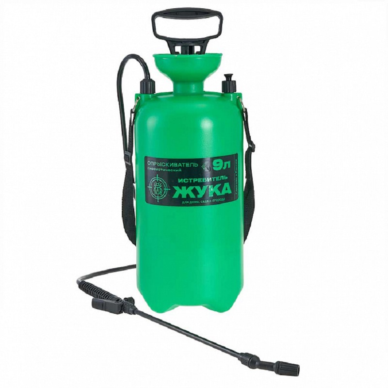 Изображение товара Опрыскиватель помповый сад на одно плечо Аквапласт 9 л. 9 л зеленый
