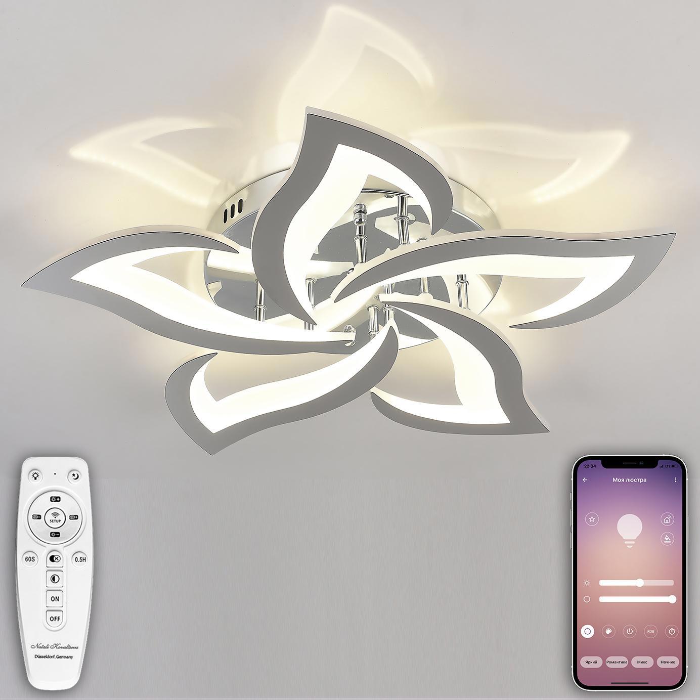 Изображение товара Потолочная LED люстра Natali Kovaltseva INNOVATION STYLE 83026 с управлением со смартфона