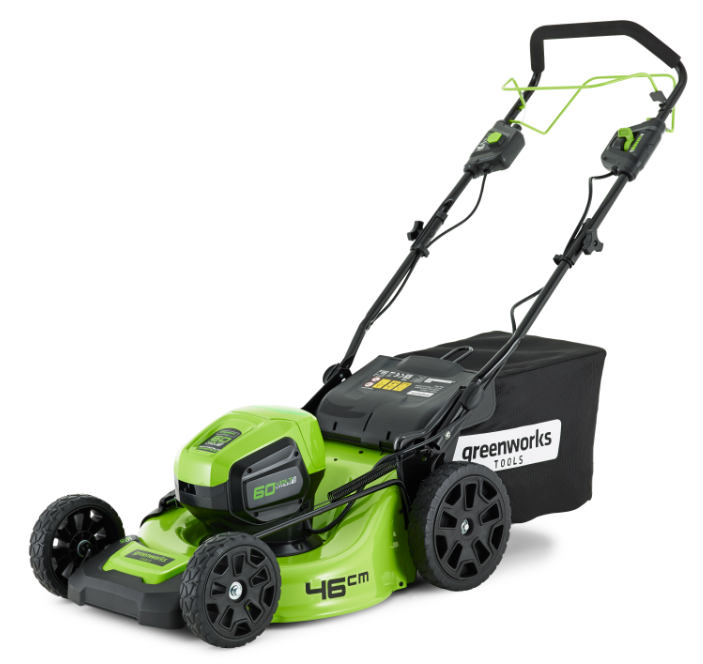 Изображение товара Аккумуляторная газонокосилка Greenworks GD60LM46SP 60V 46 см без АКБ и ЗУ