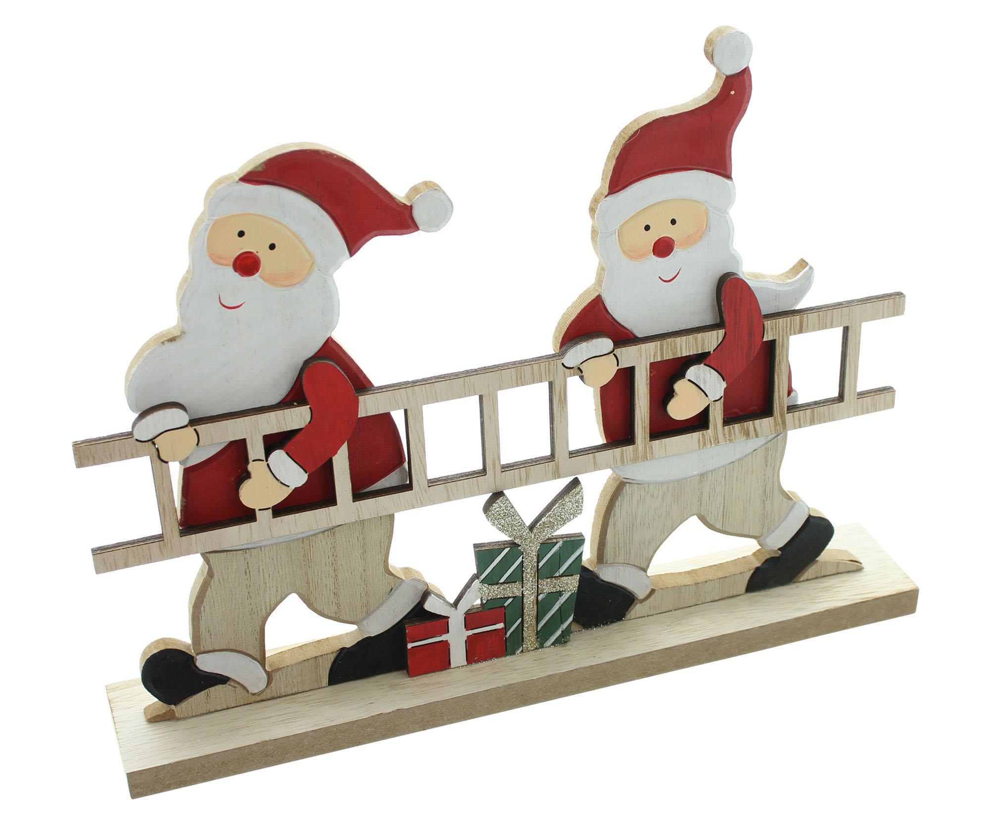Изображение товара Декоративная фигурка Frank Санты с лестницей 07635