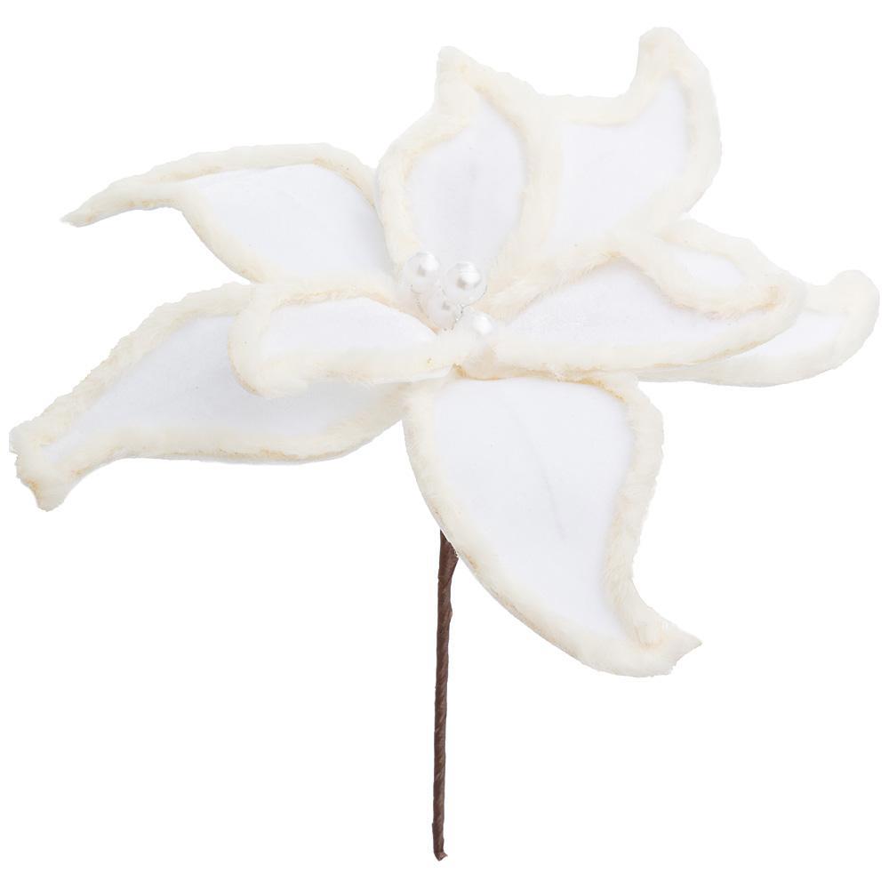 Изображение товара ЛЕФАРД Пуансетия 535-273 — искусственный цветок, 32 см