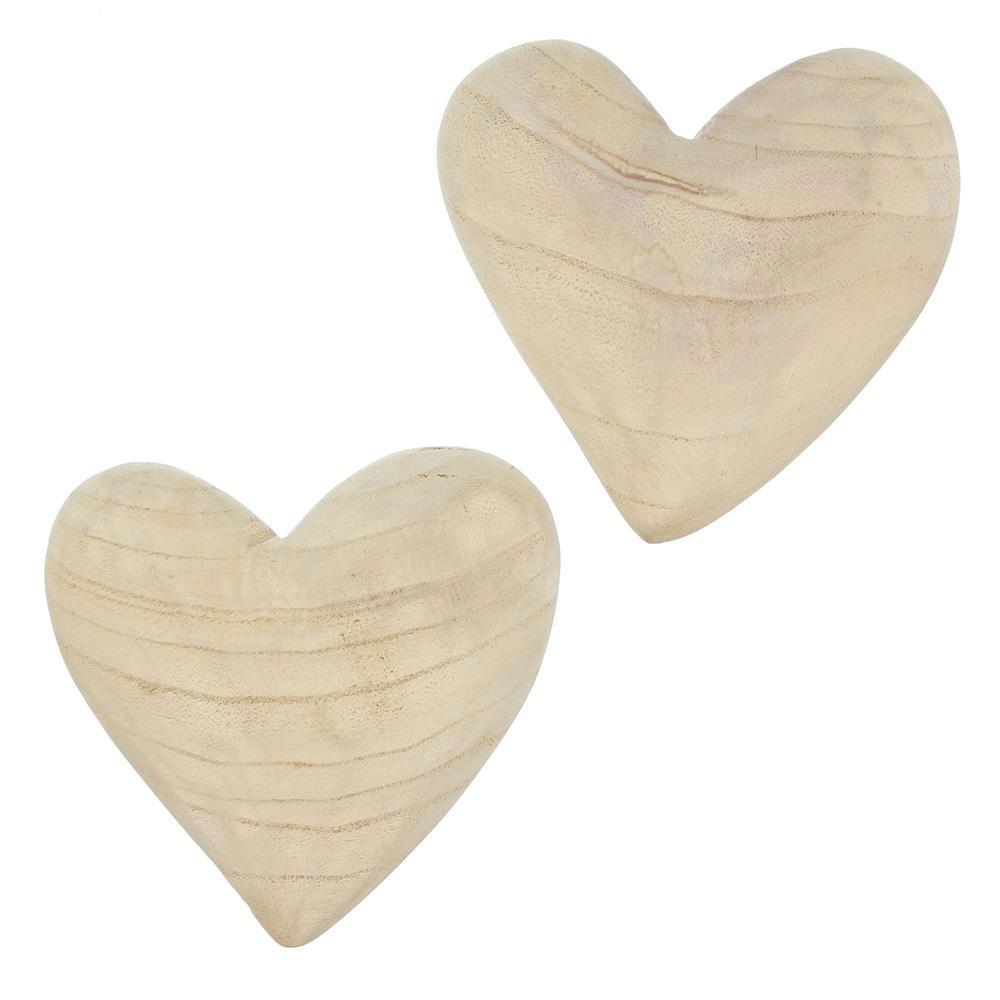 Изображение товара Декоративный предмет Frank Деревянные сердечки 06111, 2 шт