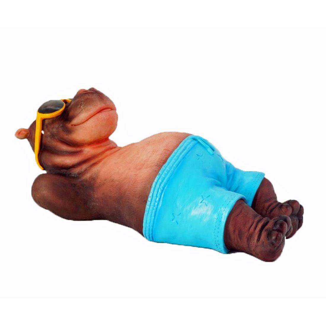 Изображение товара Декоративный предмет Frank Бегемотик на пляже 07358