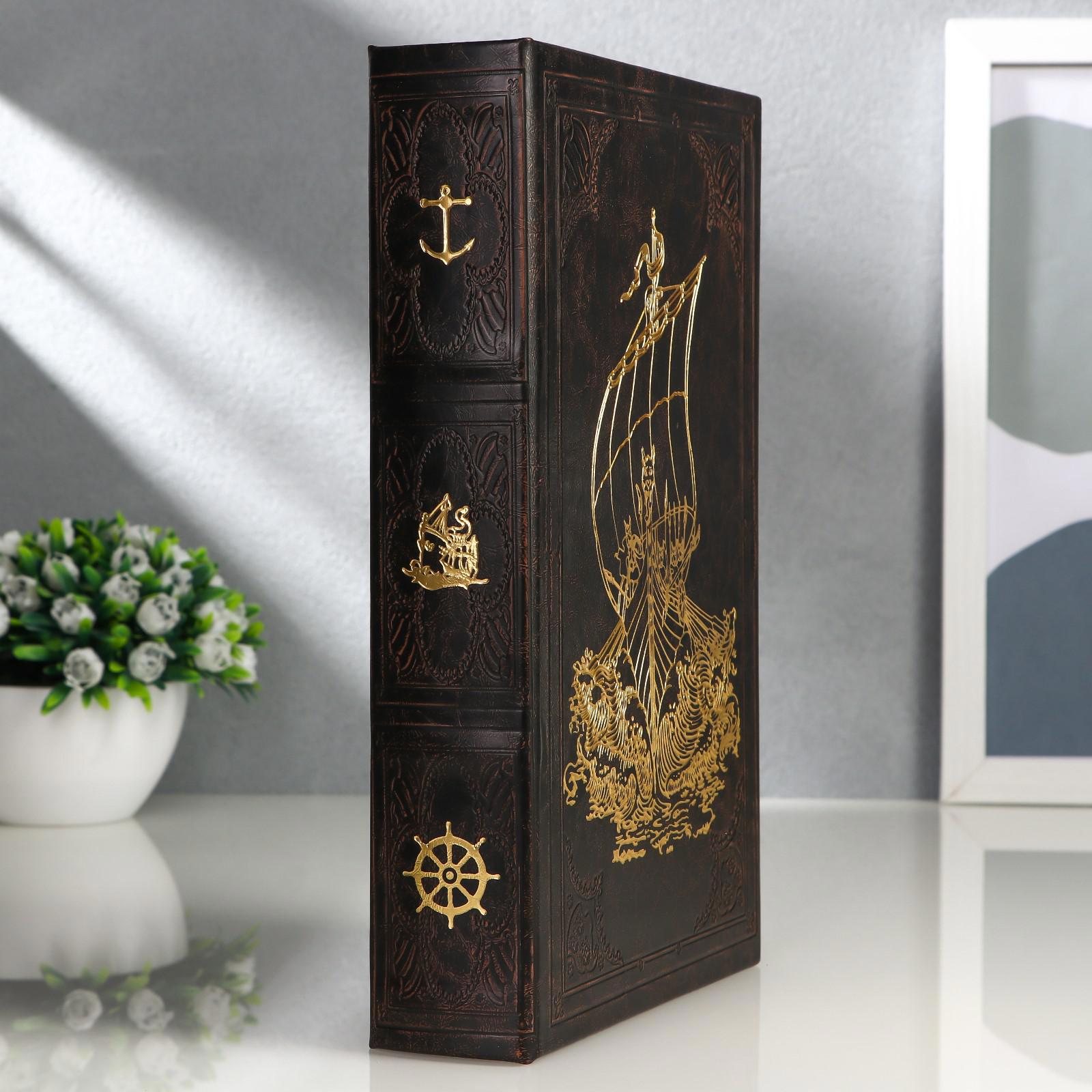 Изображение товара Шкатулка-сейф «Корабль викингов» 26x17x5 см