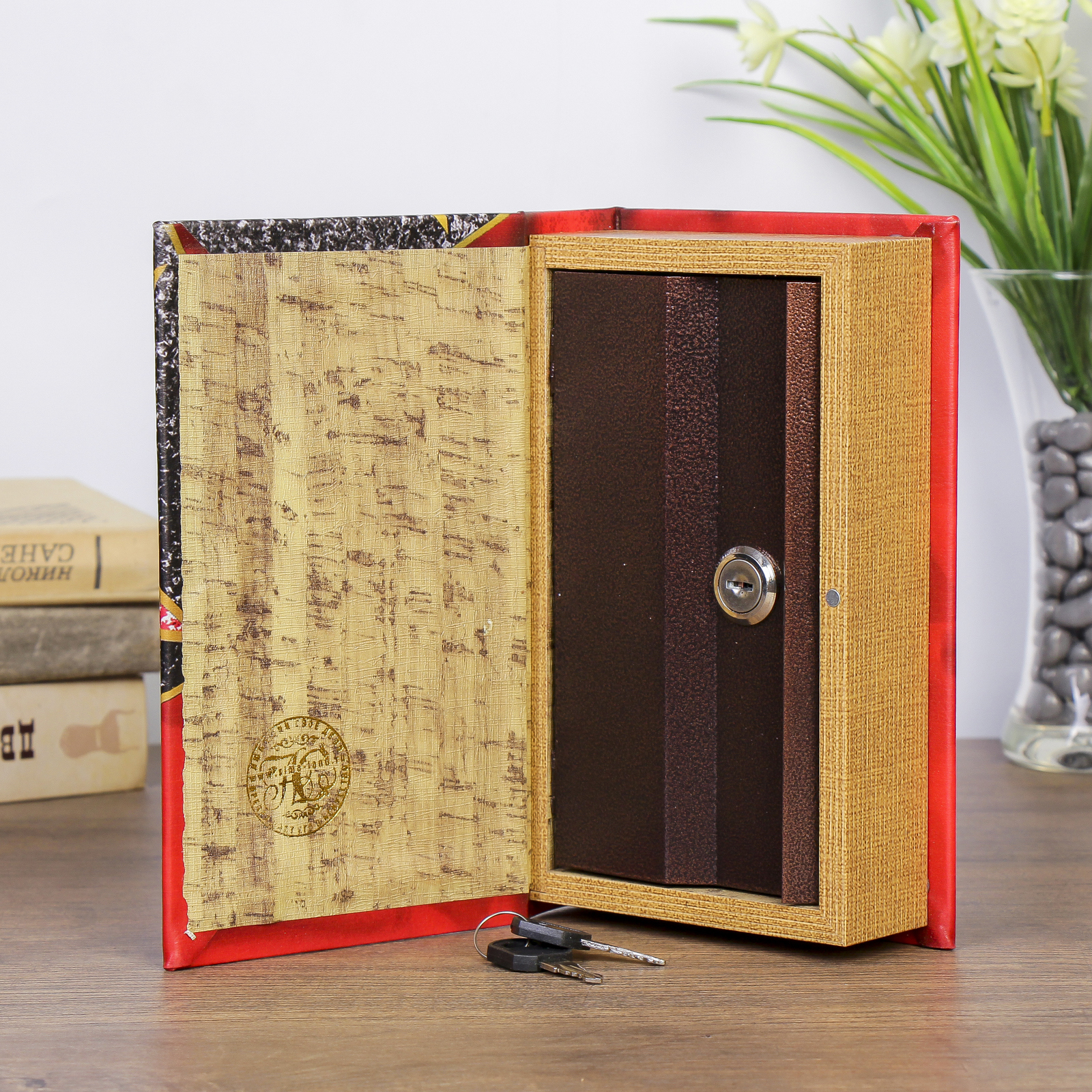 Изображение товара Сейф-книга Лучший из лучших — шкатулка из дерева с искусственной кожей, 5x13x21 см