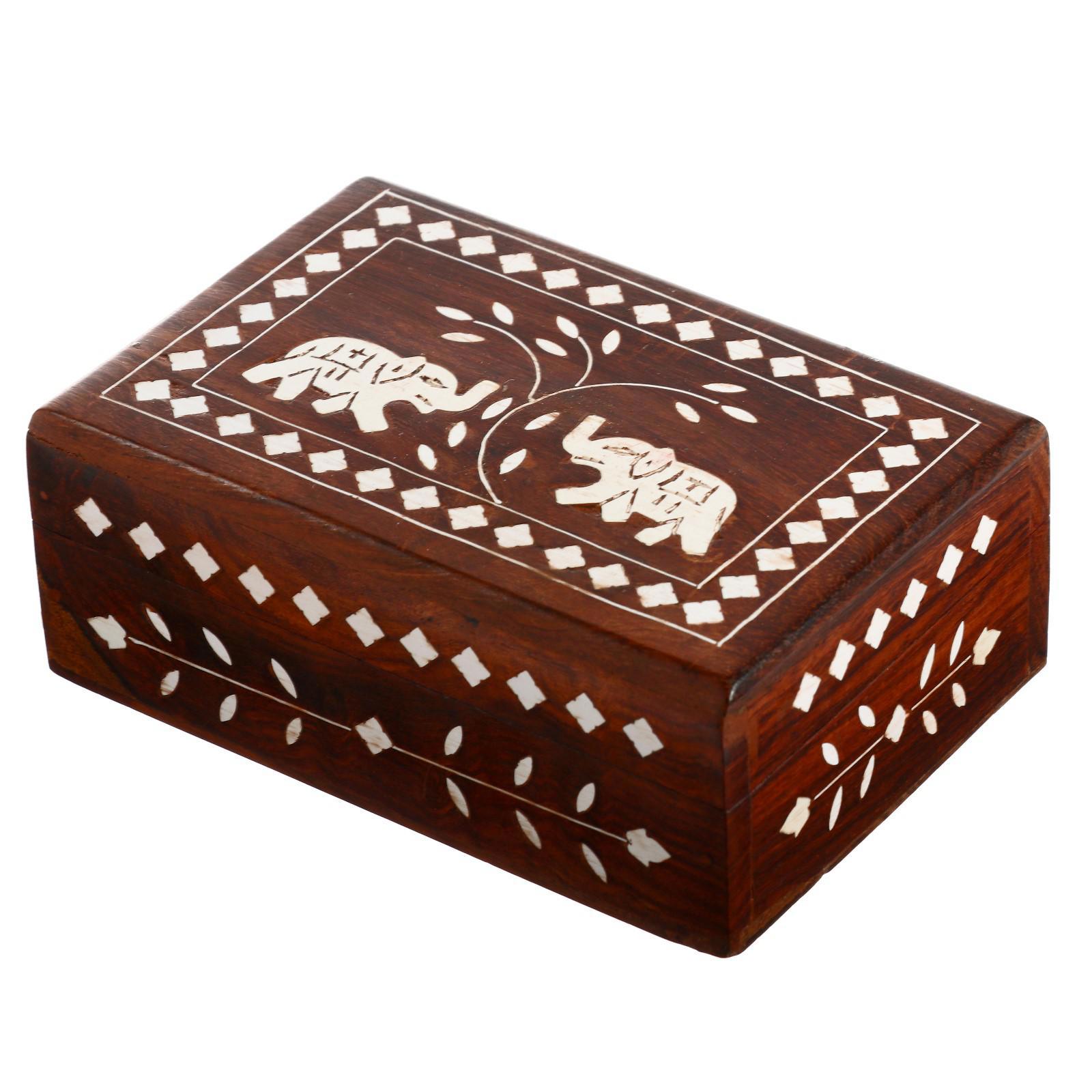 Изображение товара Шкатулка универсальная "Слоны" 15x10x6 см