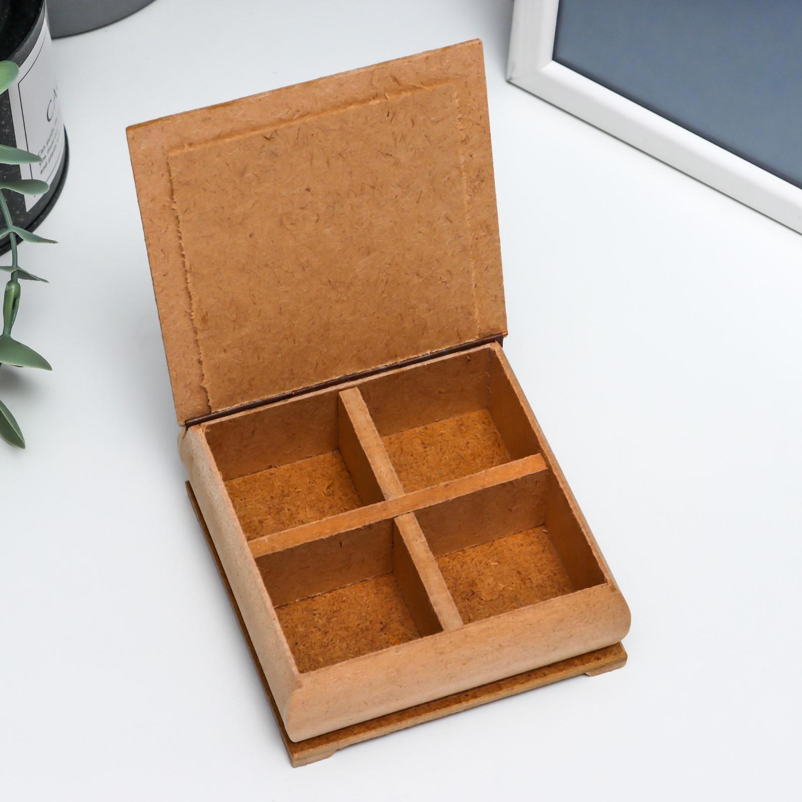Изображение товара Шкатулка для декора 10x10x4 см